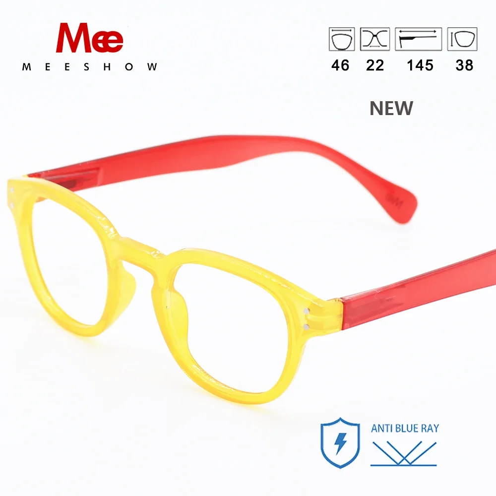a Reading New Meeshow Glasses Anti blue ray eyeglasses Style Quality Summer Men Women light blocking Reader