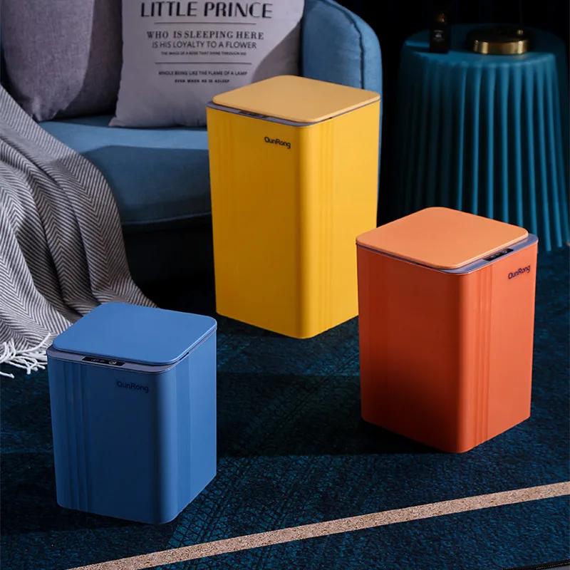 12/14/17/20L Smart Automatic Sensor Trash Can Home Bathroom Kitchen Sensor Dustbin Waterproof Intelligent Garbage Can