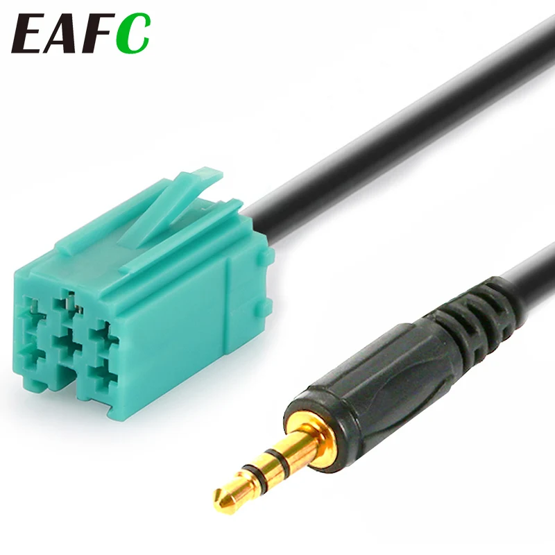Cars 3.5mm AUX CD Stereo Audio Line Input Cable For Renault 2025 Clio Megane Espace new Kangoo Laguna 2005 2006 2007 2008 2009 2010 2011