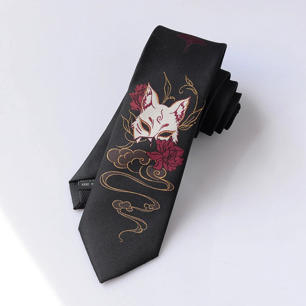 Neck Anime Fox Tie Cosplay JK Clothing ddmysmile Men Women Kawaii Accessories Props Smile