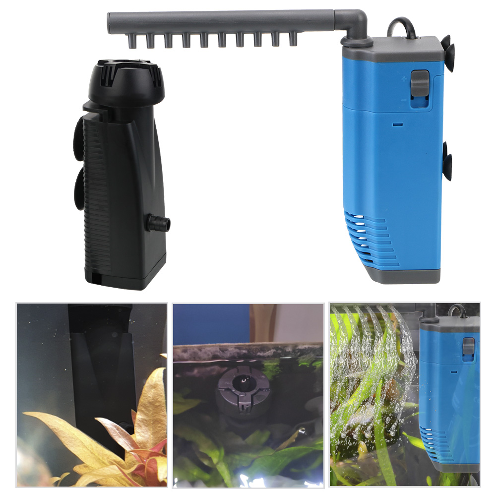 Filter Pump For Fish Tank Pond Oxygen Increasing 1 Set Aquarium Surface Oil Film Remover Fish Tank Water Protein Skimmer