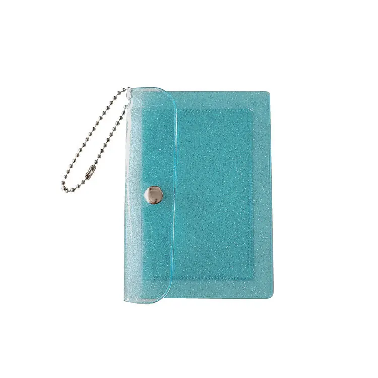 Ins Transparent Card Bag Student Coin Purse Girls Card Cover Keychain Meal Bus Card Bank smile