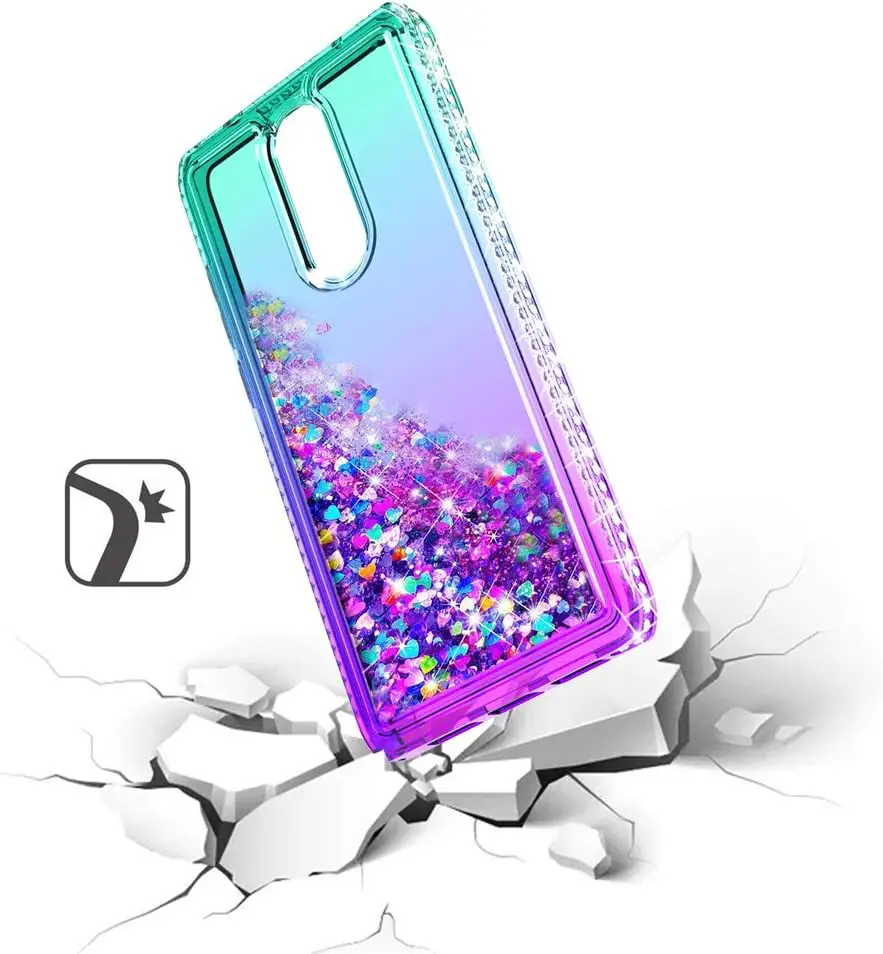 For Coolpad new Legacy/Alchemy Shockproof Glitter Liquid Bling Dia Quicksand Case Transparent 2025 Phone Protective Cover