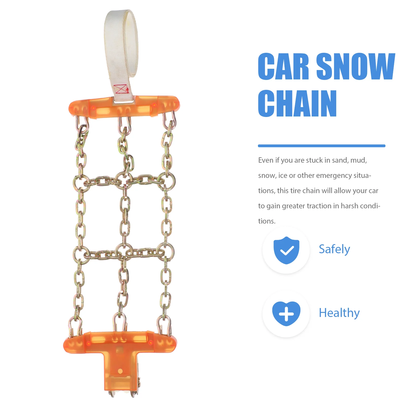 Tire Chains Winter Car Versatile Suv Accessories Safety Snow Wheel Steel Accessory Heavy Duty