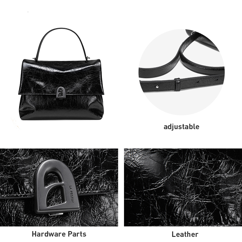 Original Tote For Women Trend Shoulder Bag Casual Large Capacity Handbags Crossbody Bags A Door Series Genuine Leather BagVoyage