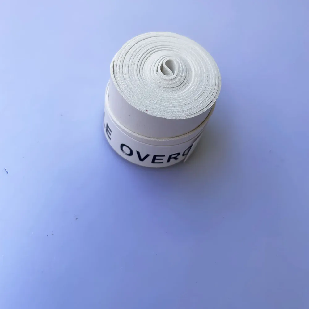 60pcs Dry Feel Tennis overgrips white color PU tennis Overgrips Sweat absorbed wraps taps racket grips