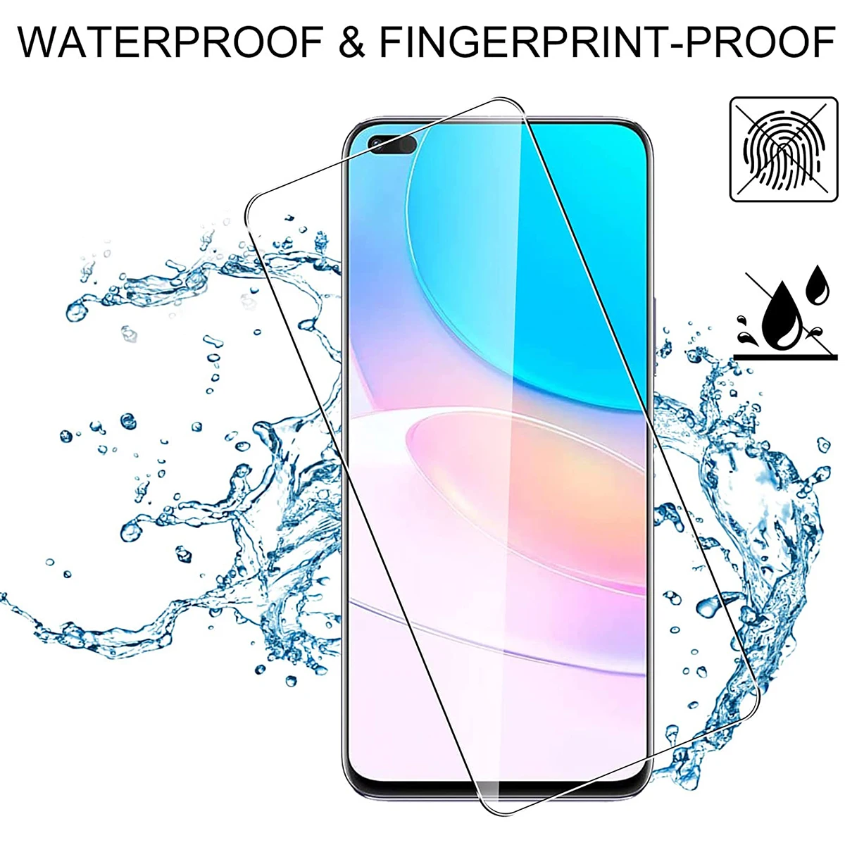 Tempered Glass For 2/4Pcs OPPO Reno4 ddmysmile Z 5G Screen Protector Glass Film Smile