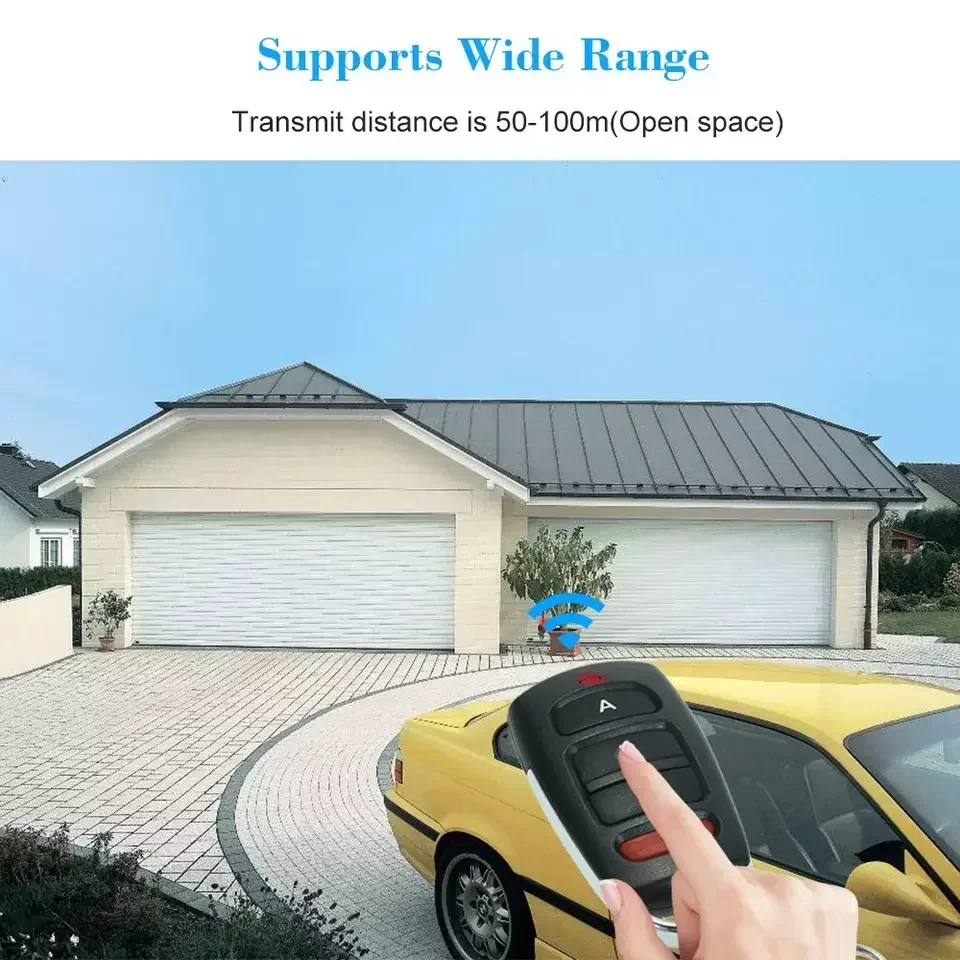 Universal Garage new Door Control 433mhz Remote Control For 2025 Gate fixed code Duplicator 2PCS/4PCS with Wholesale price