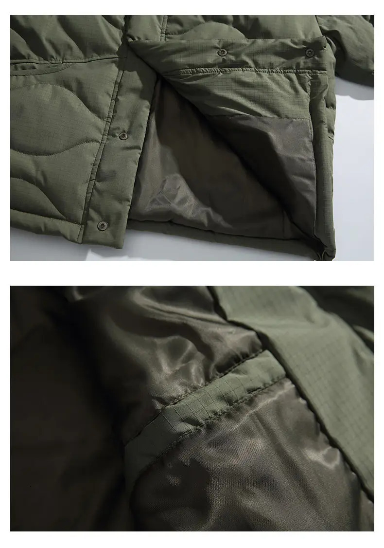 Winter Parka Jacket Mens Fashion Loose Cotton Kimono Open Collar Open Collar Shirt Cityboy Streetwear Parkas Coat 241108