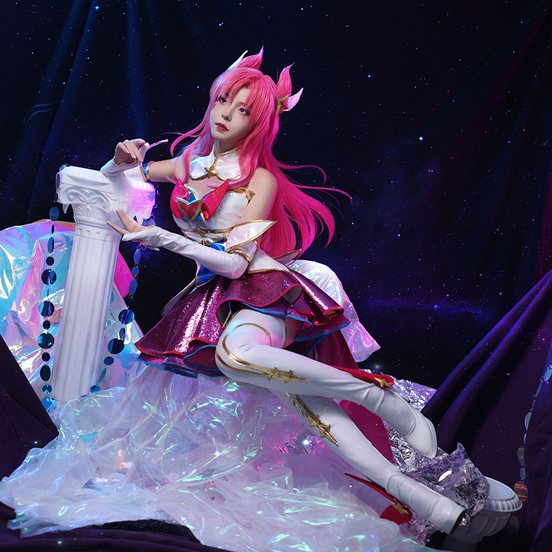 Guardian Star ROLECOS LOL Kaisa Cosplay Costume Game LOL Kaisa Cosplay Character Costume Outfit Fullsets for Women Halloween Cos smile