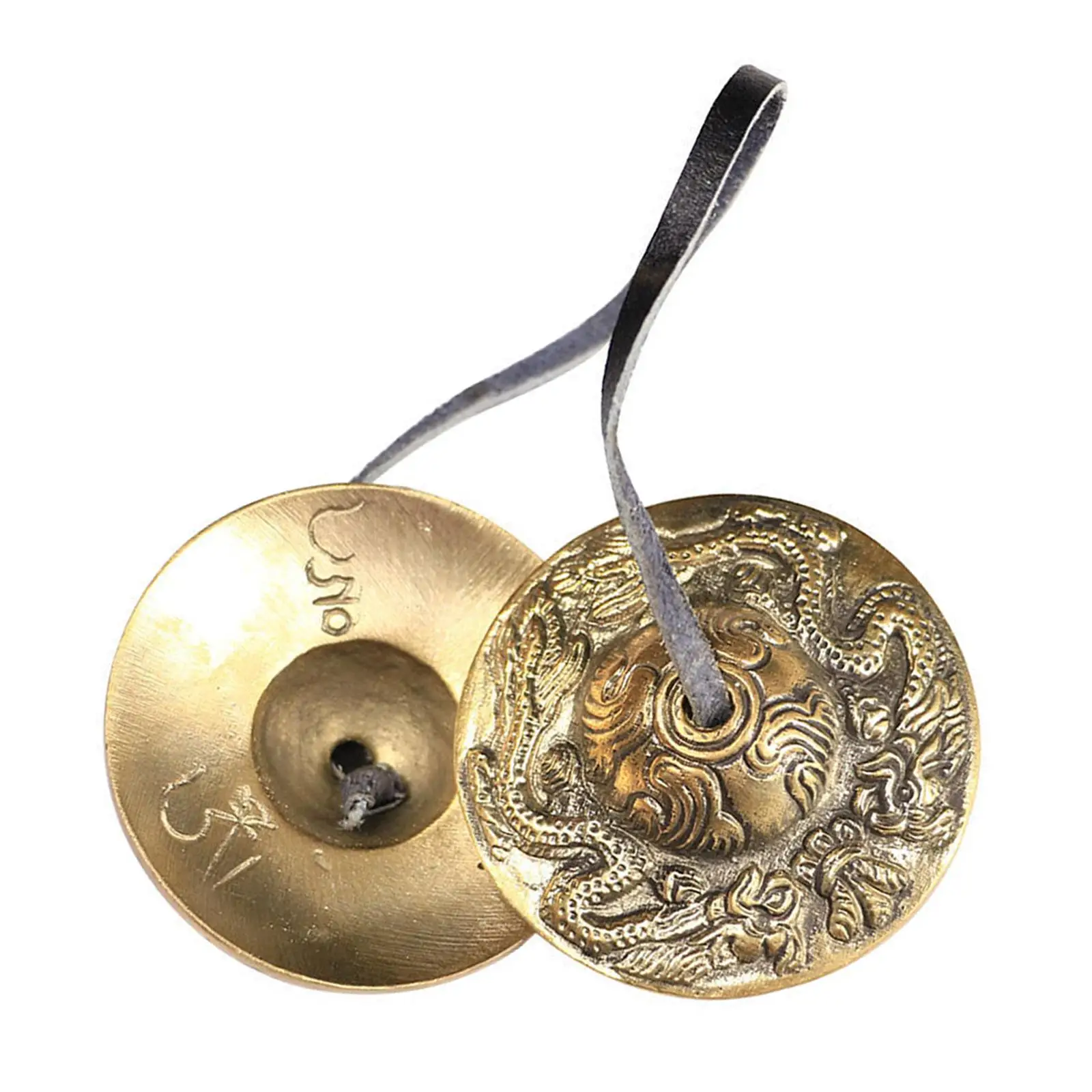 Brass Tibetan Tingsha Cymbals Buddhist Meditation