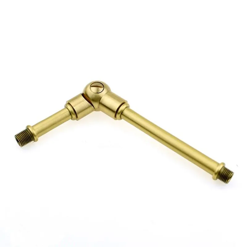 2 pieces Full brass dental tube Brass M10 Straight Both sides Screw tubes table lamp pendant connecting tube Lighting decoration