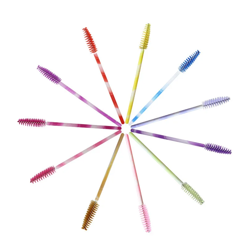 Brushes Mascara 300pcs Disposable Bendable Mascara Wands with Soft Hair Eye Lash Brushes/Eyebrow Applicator Makeup Brush Kit smile /Eyebrow