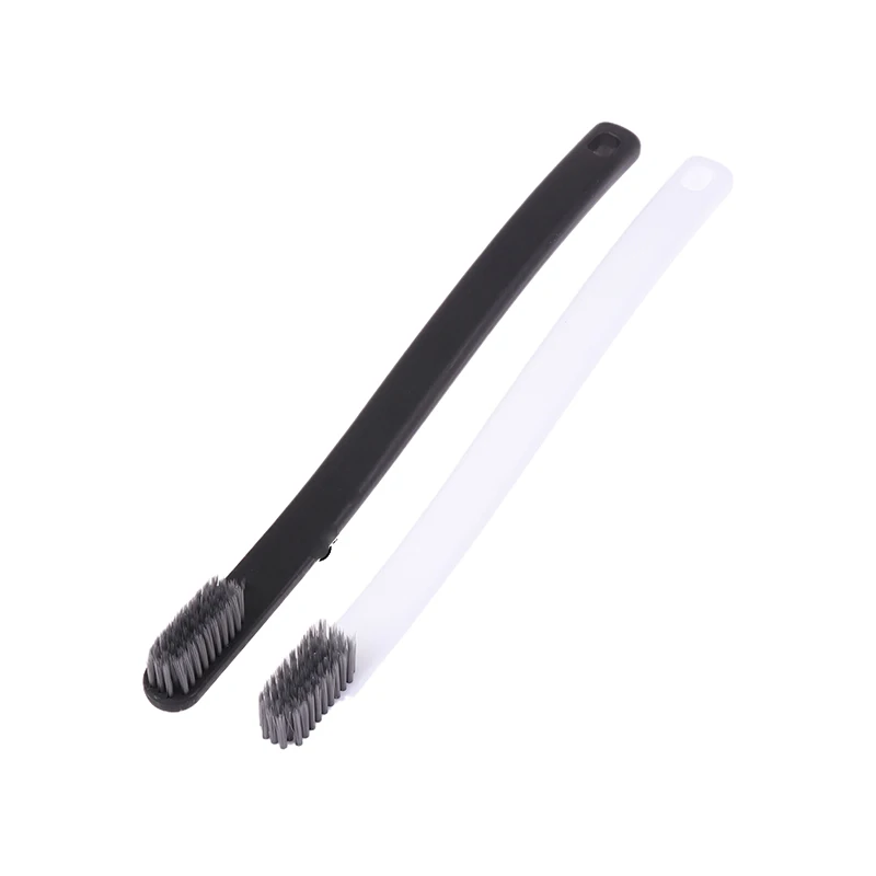 Set ddmysmile Fine Toothbrushes Ultra Bamboo Charcoal Adult Reusable Soft Bristles Anti-Skid Couple Toothbrush Men Women High Density Smile