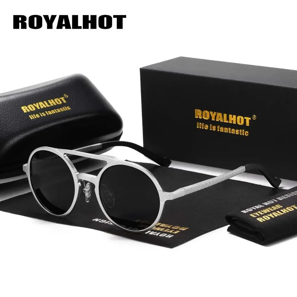 Magnesium Aluminum Royalhot Unisex Polarized ddmysmile Sunglasses, Personalized Round Frame,Sunglasses, Glasses,Uv400 Myj026 Smile Sunglasses, Frame,S