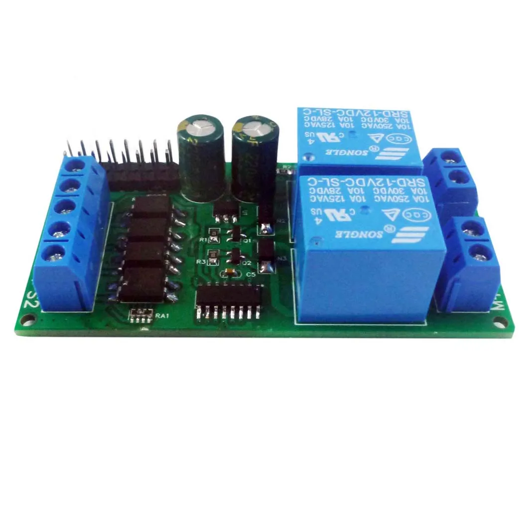 12V 24V DC Motor Controller Relay Board Forward Reverse Control Limit Start new Stop Switch Pusher 2025 Electric Curtain Automatic Door