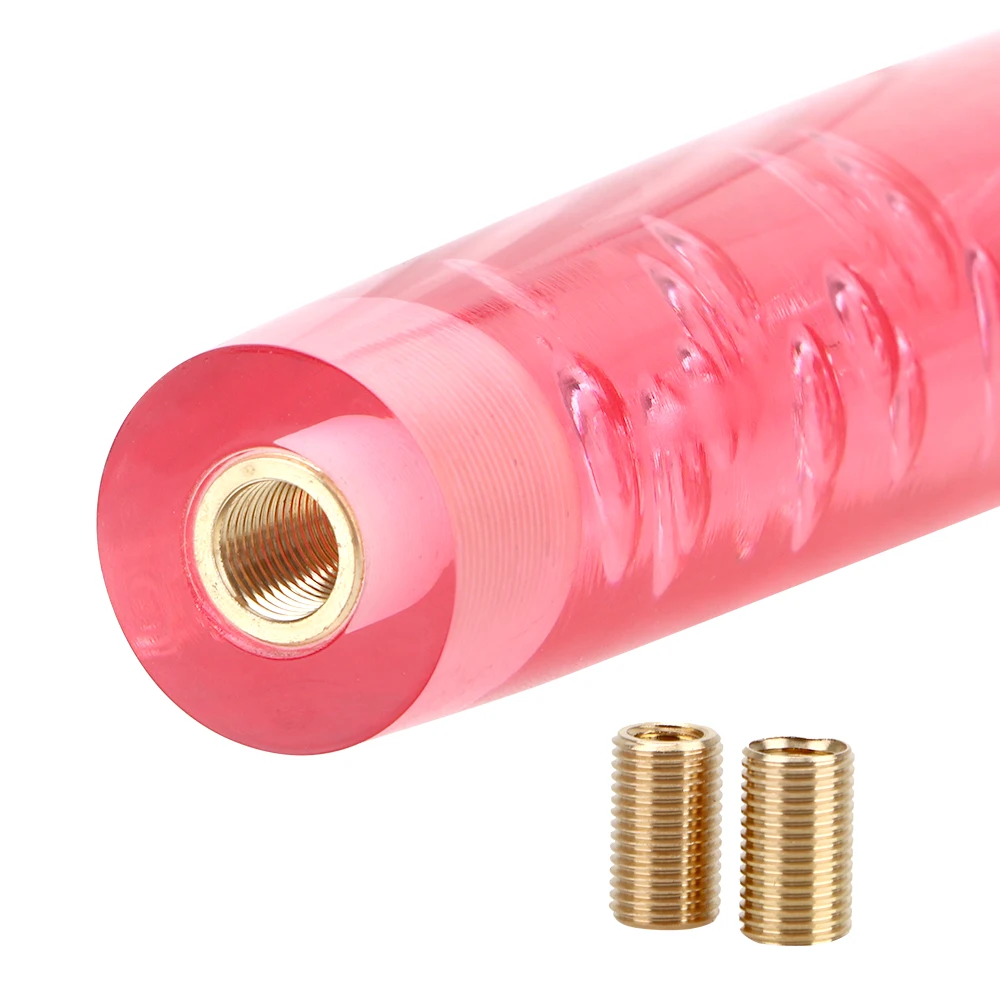 Bubble Car Crystal 25Cm Shift Knob Stick Universal For Auto Manual Stick Gear Shifter ddmysmile Gear Shift Knob Car Accessories Smile