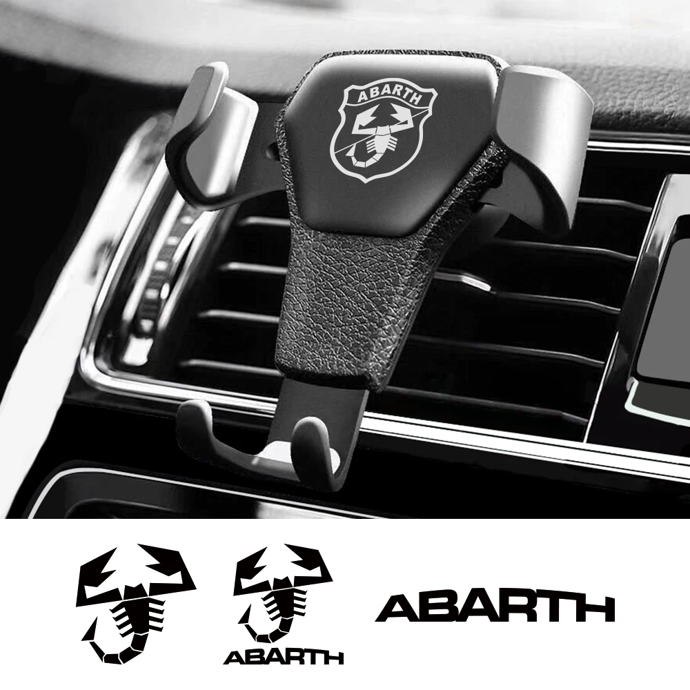 Car Air Vent Mount Adjustable Mobile Phone Holder For Fiat 500 Abarth Punto Panda Bravo Tipo Ducato 250 Argo Car Accessories