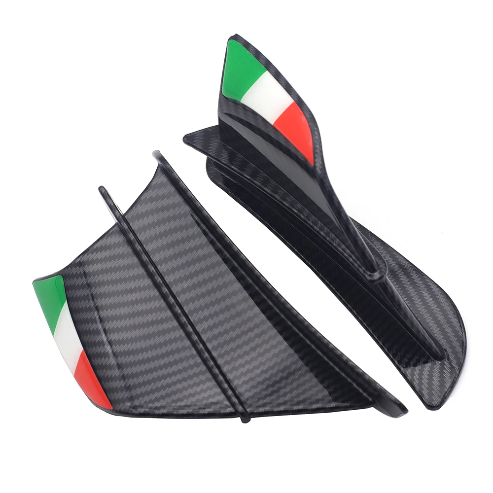 Motorcycle Winglet Aerodynamic Wing Kit Spoiler For Triumph SPEED STREET TWIN 765 Street Triple R RX S Trophy TRIDENT Accessory
