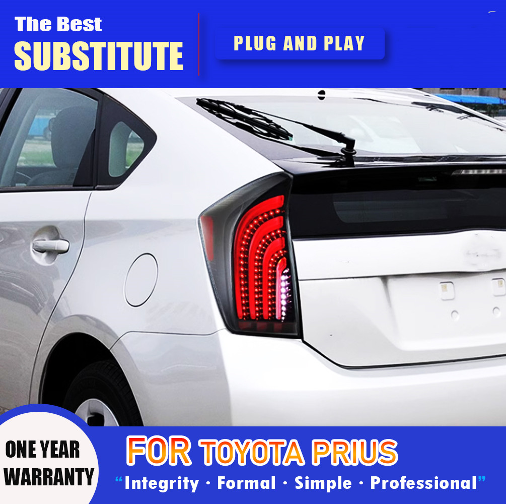 Car Styling for Toyota PRIUS Hybrid 2009-2014 Taillight DRL Rear Lamp Dynamic Turn Signal LED Brake Lights