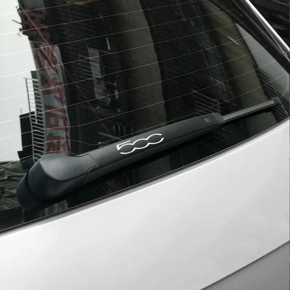 4PCS 2025 Car new Window Wiper Sticker For Fiat 500 500C 2012 500X 500L Abarth 695 Reflective Auto Sport Decor Decal Tuning Accessories