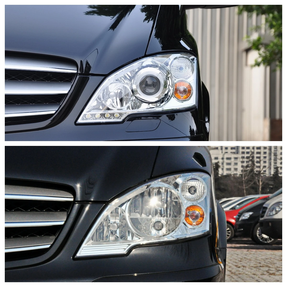 For Mercedes Benz Viano Vito W639 2012 2013 2014 2015 Car Products Replace A Transparent PC Lights Shell Headlights Lenses