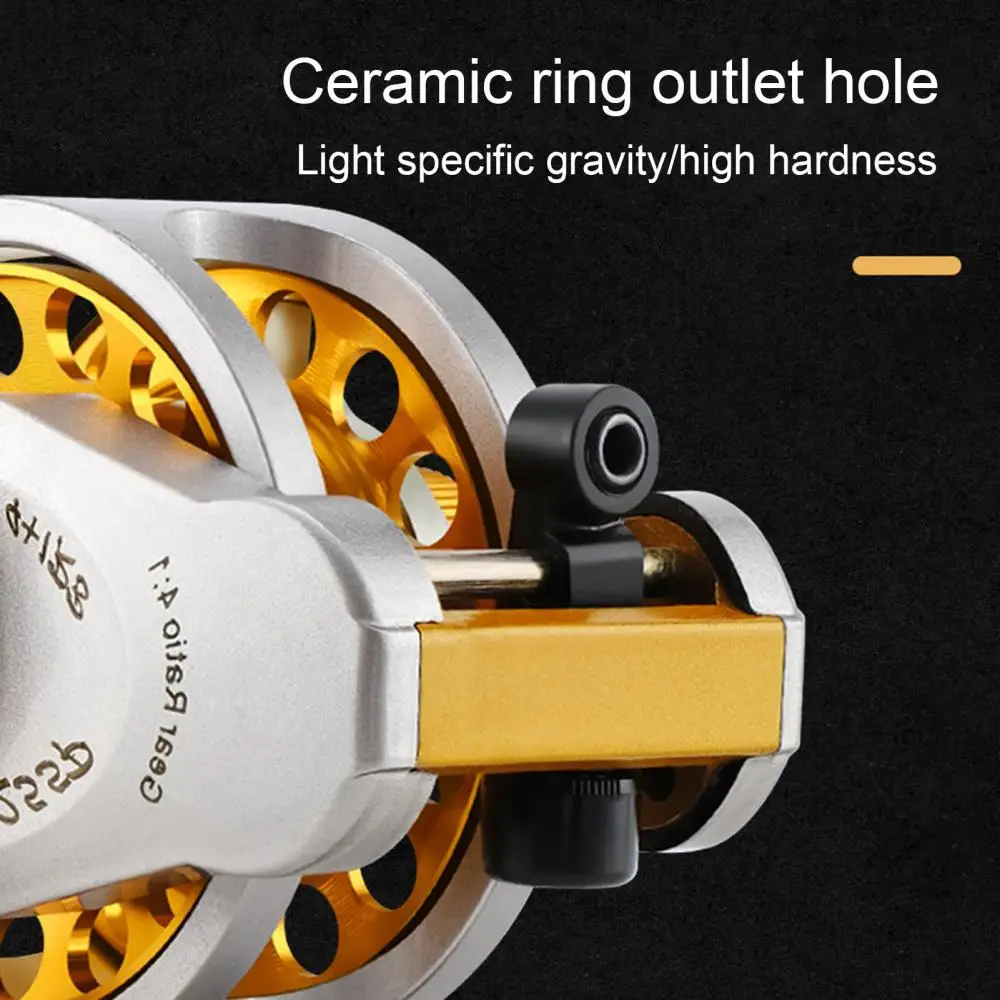 Speed Fishing Reels High Outdoor Mini Fishing Reel ddmysmile Smooth Spinning Wheel Bearing Fish Gear Fishing Tools Smile