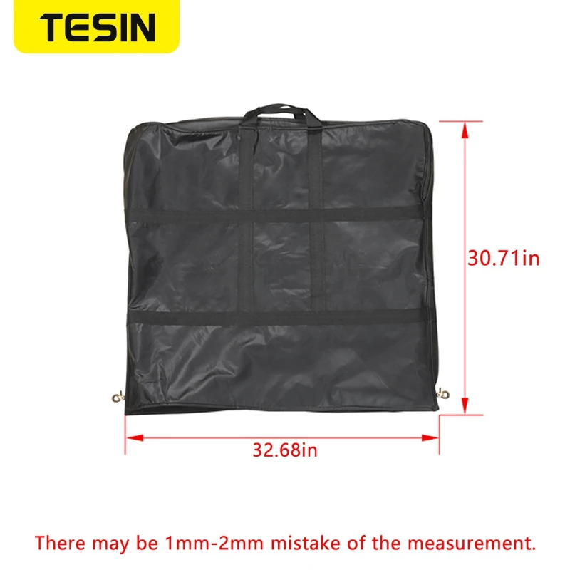 TESIN Hard Top Storage Bag For Ford Bronco 2021 2022 Car Trunk Storage Organizer Bag with Grab Handle Accessories Interoir Parts