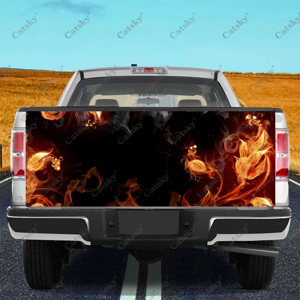 stickers car Car flame stickers truck decals creative stickers body appearance modified decorative stickers smile