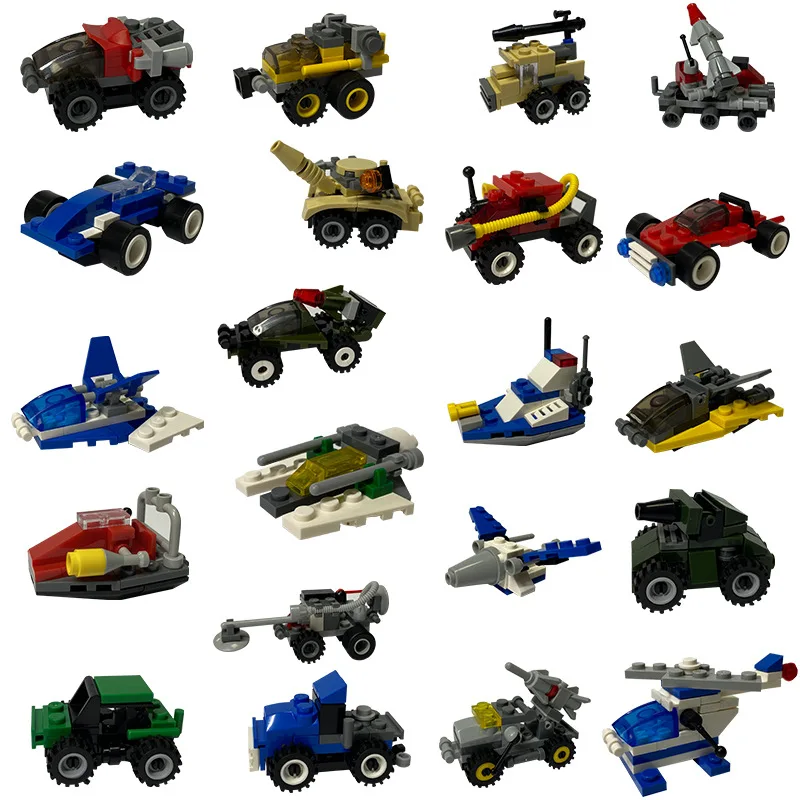 Car Mini Building Blocks for Children Boys 6 To 10 Year Racing Cars Model Educational Figures Toy 3D Model Brick Game Child Gift