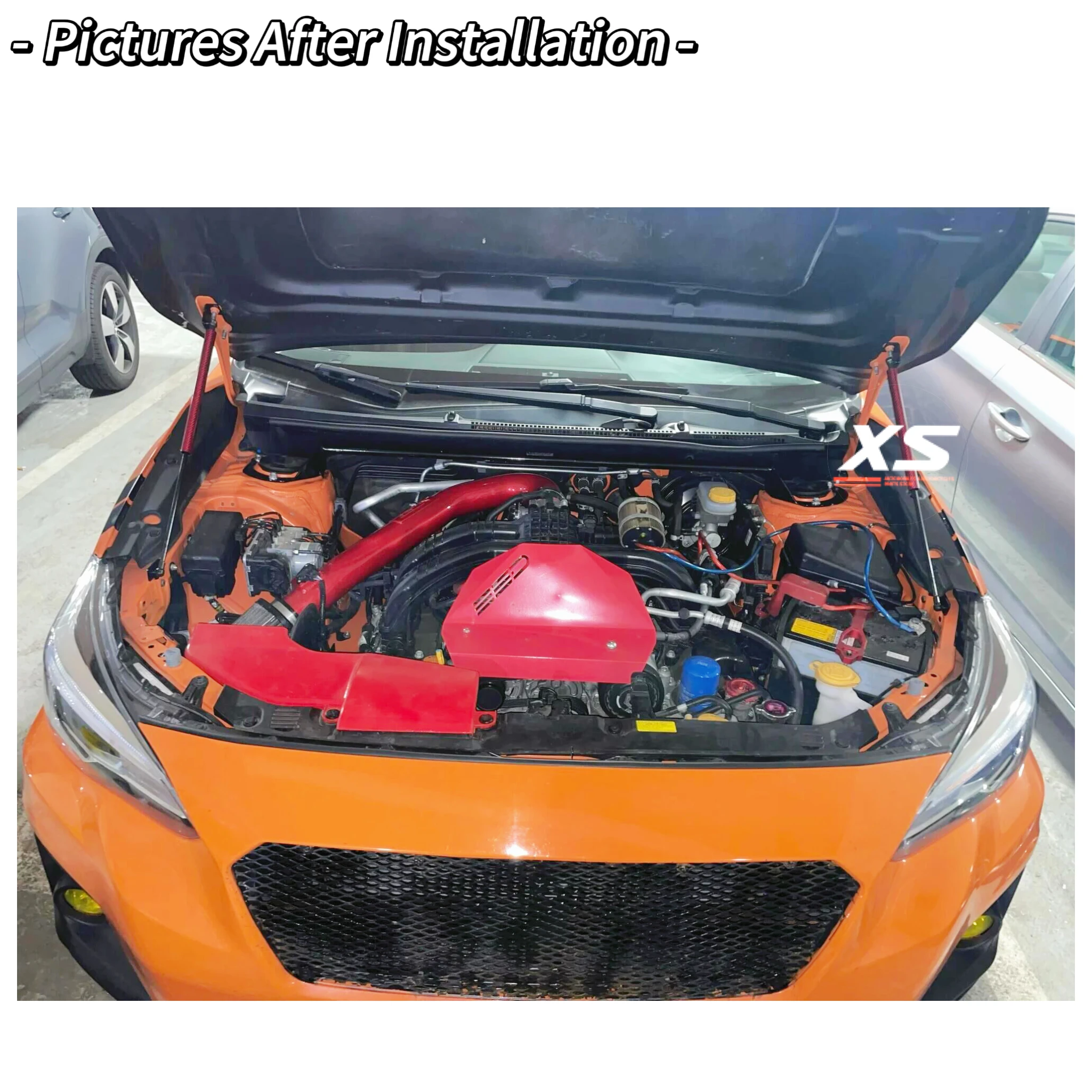 For Subaru XV GT 2017-2023 For Subaru Crosstrek Modify Hood Bonnet Lift Supports Gas Struts Pistons Rod Damper Shocks Cylinders