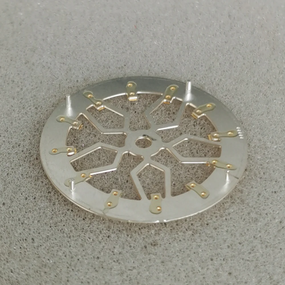 28.5MM Hollowed Watch Dial New Green Luminous Modified Watch Accessories Watches Faces for Japan NH70 Movement