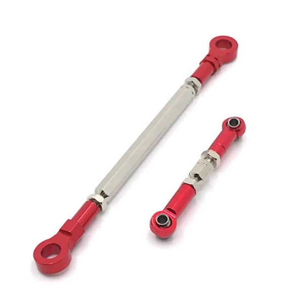HB Toys ZP1001 ZP1002 ZP1003 ZP1004 ZP1008 Metal Steering Link Servo Link Rod Steering Linkage 1/10 RC Car Upgrade Parts
