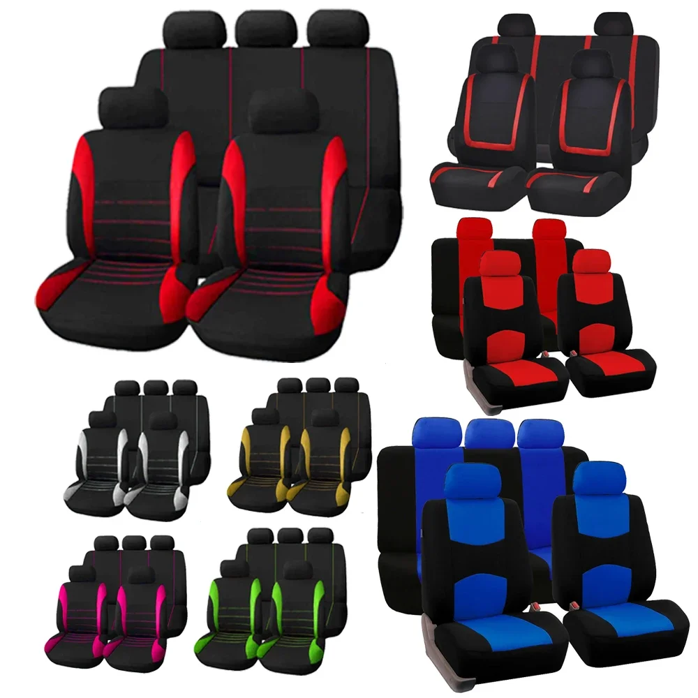 Fabric Seat 2/5Seats Car Covers For Renault Scenic Koleos ddmysmile Laguna Megane Latitude Logan Sanddero Duster Kadjar Clio Espace NEW Smile