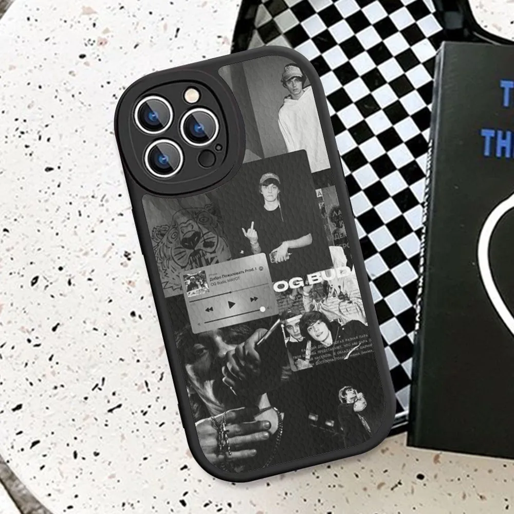 Buda Rapper Og Russia Phone Case Hard Leather For Iphone 14 13 12 Mini 11 14 Pro Max Xs X Xr 7 ddmysmile 8 Plus Fundas Smile