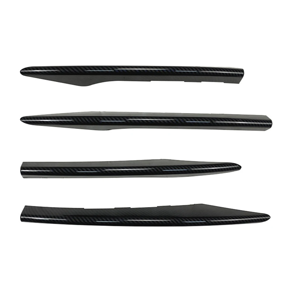 4Pcs Car Front Bumper Fog Light Lamp Decorative Cover Trim For Mercedes Benz New E-Class W213 E260 E300 E450 E53 2021 2022 2023