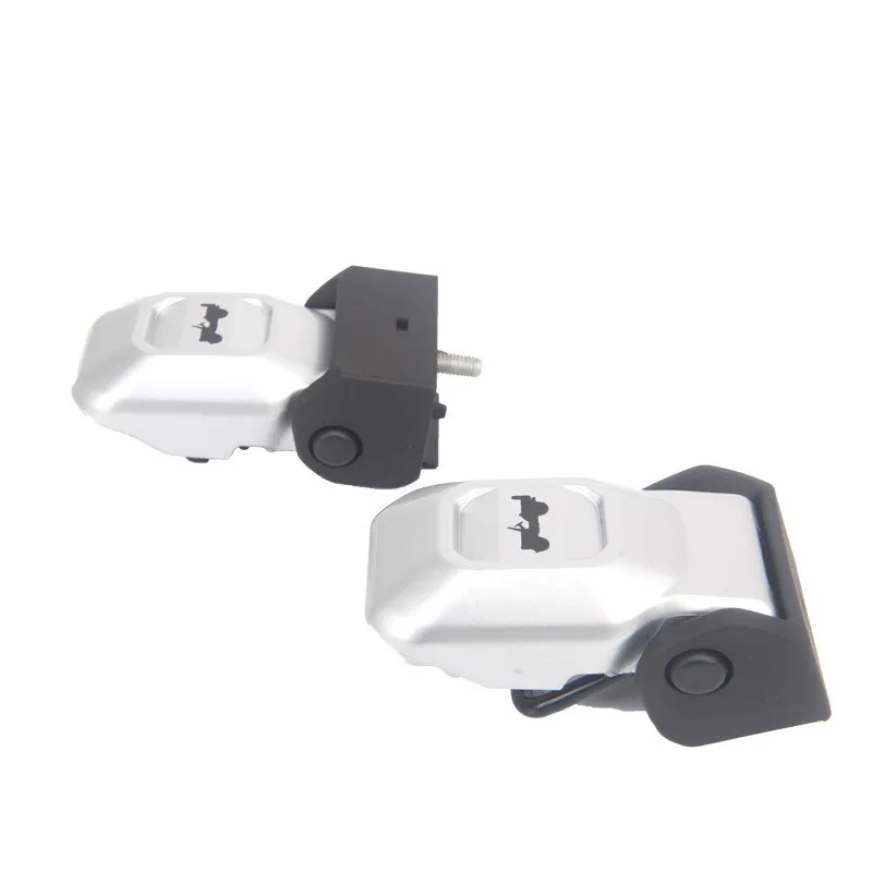 2PCS Car ABS Engine Snap Hood Latch Lock Catch New for Jeep Wrangler JL 2018-2020 Cover Hasp Lock Exterior Engine Accessories