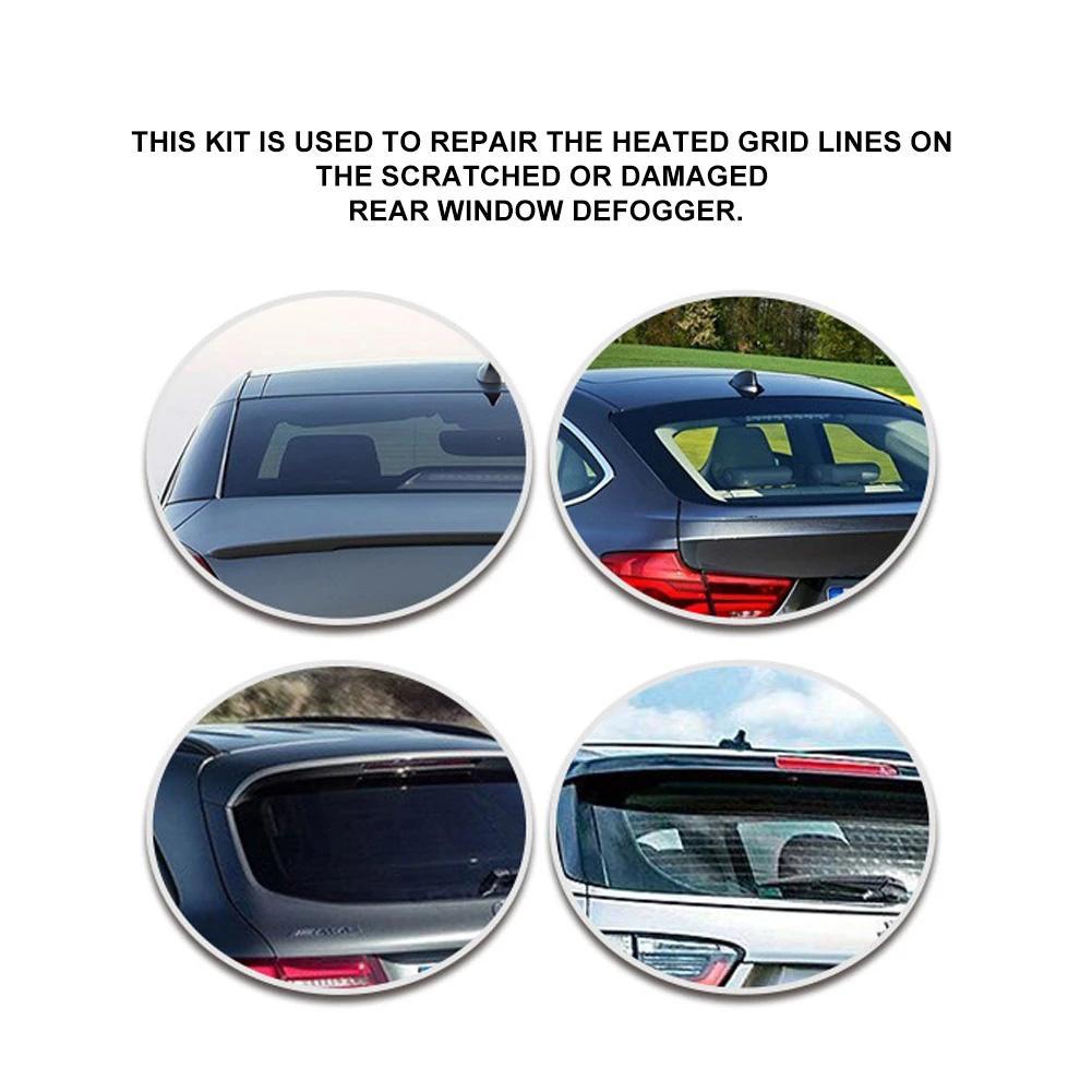 New DIY Car Rear Window Defogger Repair Kit Scratched Grid Defroster Broken Heater G7K8