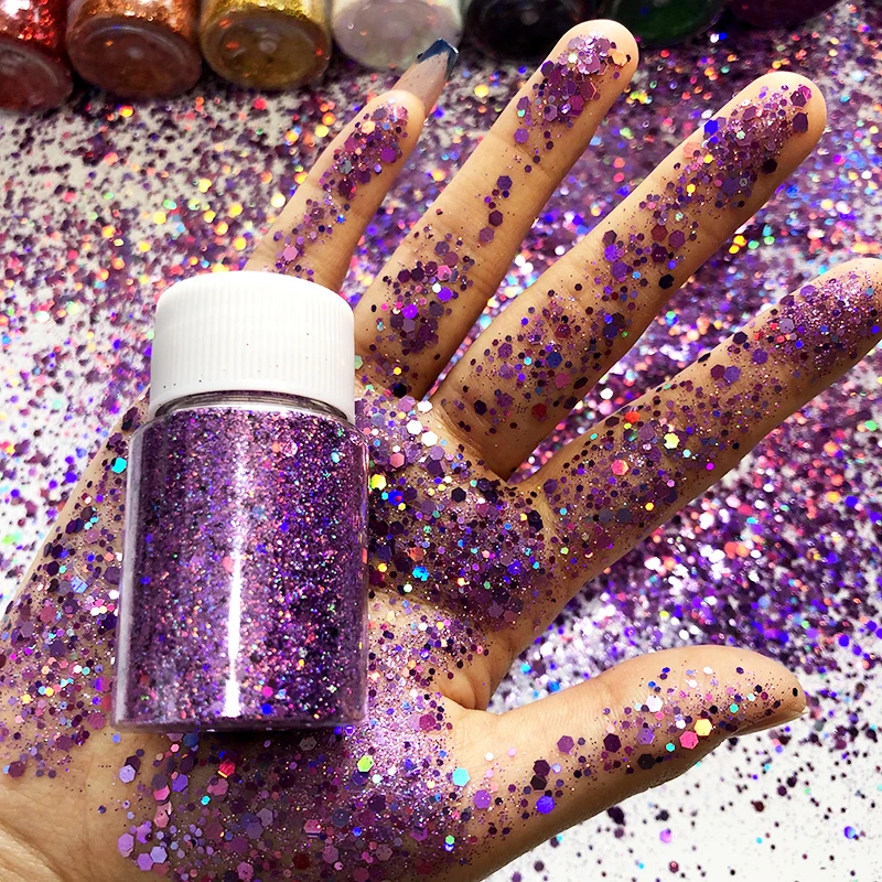 Shape Eye Sequins Geometric Face Body Lip Sequins ddmysmile Glitter Powder Eye Shadow For Special Effects Stage Makeup Smile