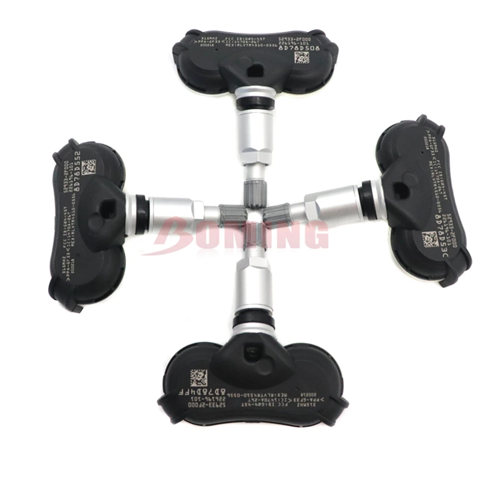 Tire XBoMing 52933-2F000 TPMS Pressure Monitor Systems Sensor For Kia Rio Borrego Spectra Sportage 2006-2012 315MHZ 216707-101 smile