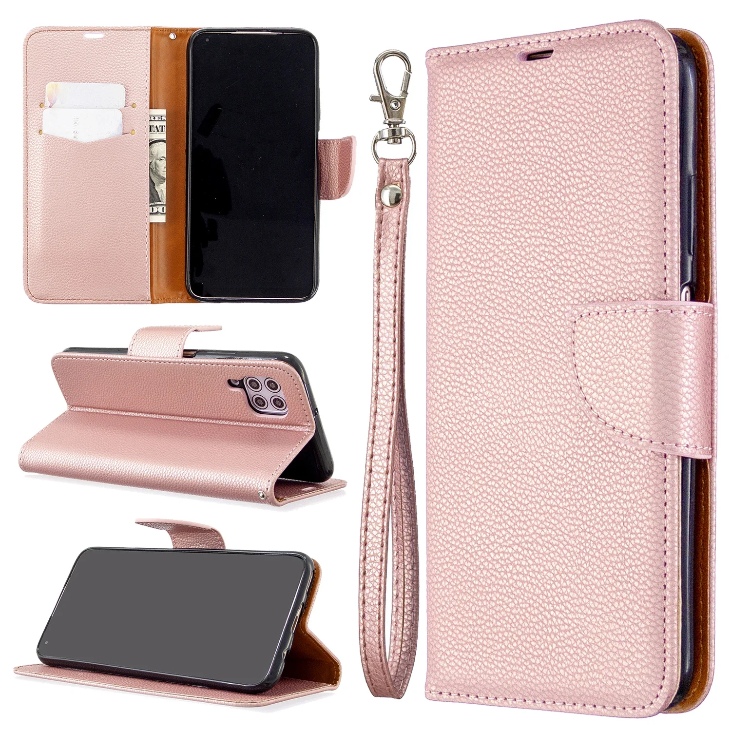 Wallet Case Flip Leather for Huawei Mate 30 Lite Nova 3i P4 Lite P50 P Smart P40 P50 Pro P30 Nova 5i P Smart Z Cover smile