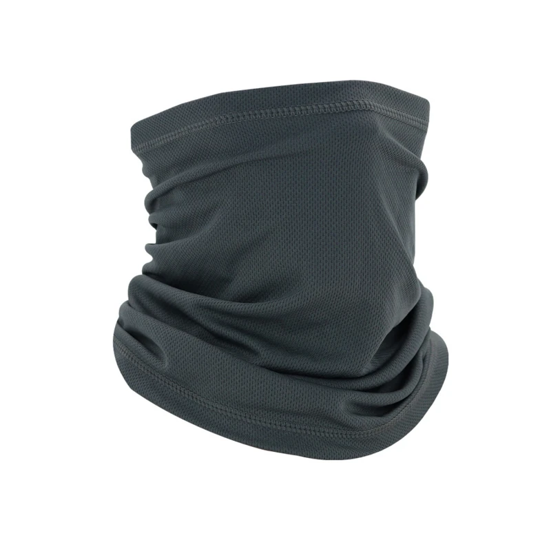 Gaiter ddmysmile Men Windproof Neck Elastic Tube Scarf Ear Cover Male Head Scarves Half Face Sun Ring Headscarf Headband Bandana Smile