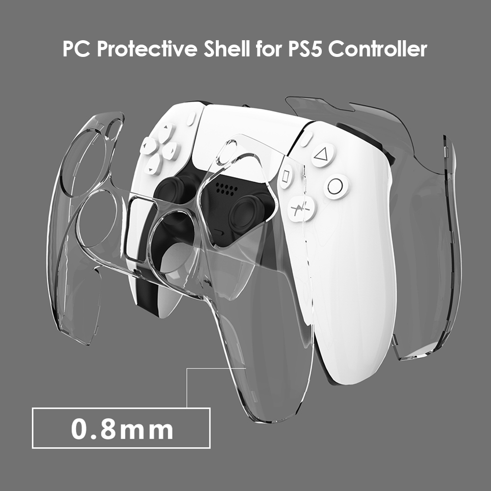 Clear PC Cover Ultra Slim Protector Case DualSense Electronic Machine Accessories for PS5 Controller for PS5