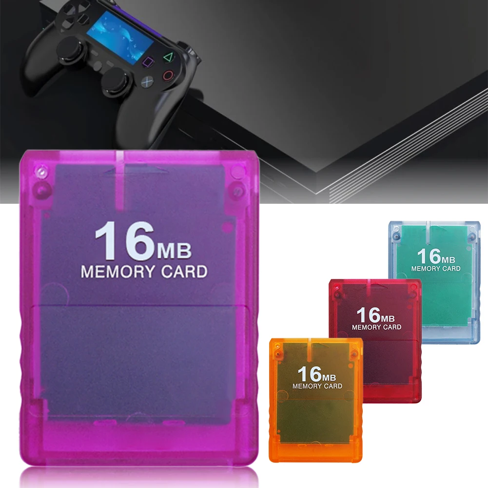 Free Mcboot ddmysmile Memory 8Mb/16Mb/32Mb/64Mb Card Transparent Shell Game Storage Card Gaming Memory Card For Ps2 FMCB Memory Card Smile