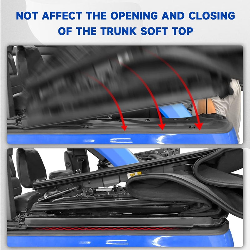 For Ford Bronco 2021 2022 2023 2024 4 Door Car Rear Body Tub Rail Protector Armor Cargo Shelf Side Cover Replacement Accessories