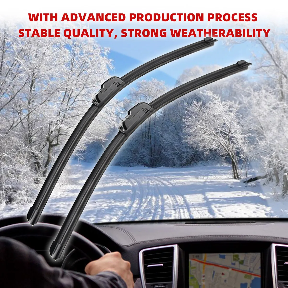 J31 For Nissan ddmysmile Teana J32 L33 Front Windshield Wiper Blades Brushes Cutter Accessories 2008 2009 2010 2011 2012 2013 2014 2015 Smile