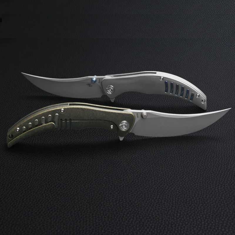 New Arrival Cool CH Sultan High Configuration M390 Blade Titanium Alloy Handle Folding Knife Outdoor Adventure Collection Tool X241108