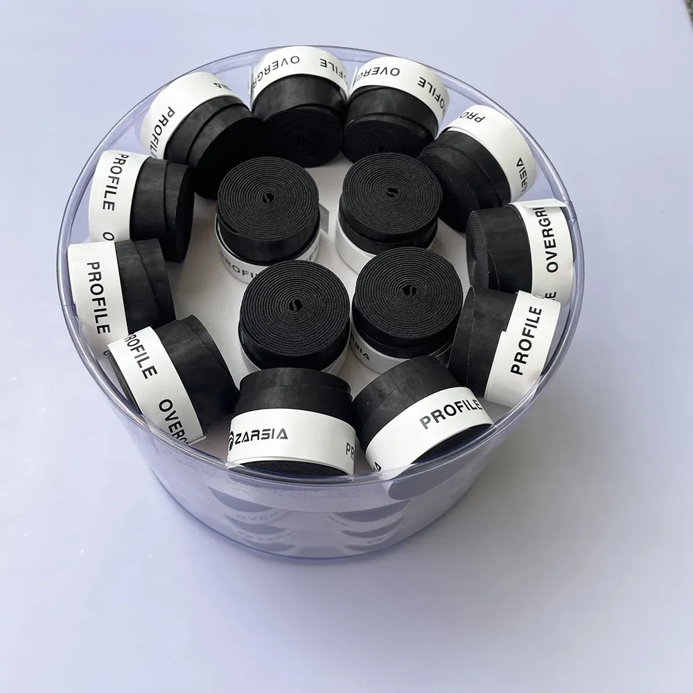 60pcs Dry Feel Tennis overgrips white color PU tennis Overgrips Sweat absorbed wraps taps racket grips