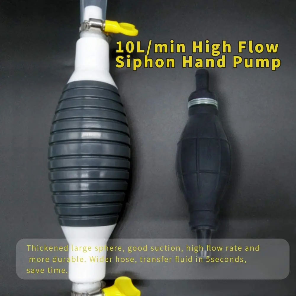 Car Fuel Tank Sucker Portable Manual Car Fuel Transfer Pump for Gas Gasoline Petrol Diesel Oil Liquid Water Fish Tank