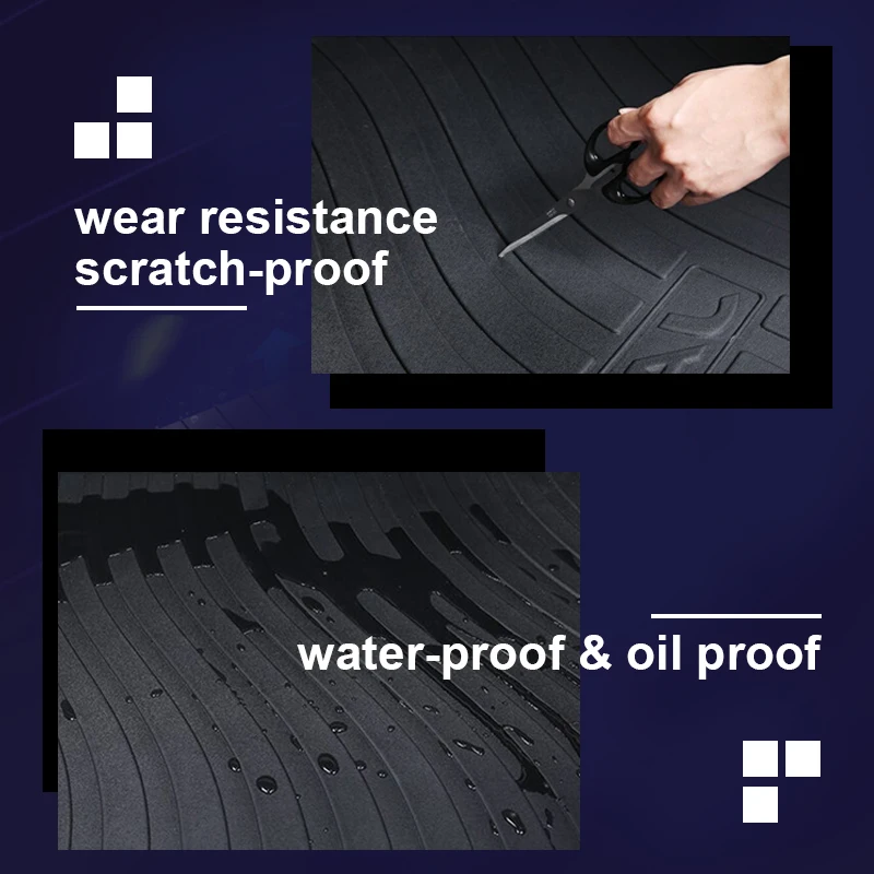 2023 For Land Rover Discovery 3 4 L550 Freelander 2 Range Rover Sport Evoque Anti-slip mat Accessories 1Set Car Cargo trunk mat